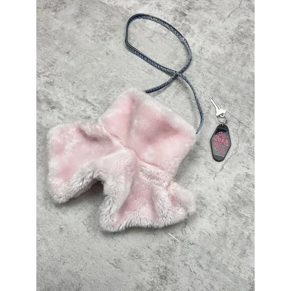 Fluffy Pink Rework Mini Tote Bag - Picture 2 of 2